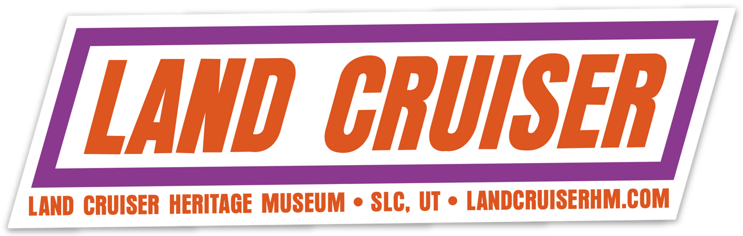 Decal: Land Cruiser in Orange