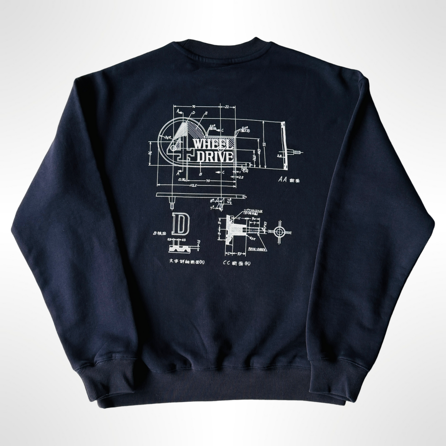 4WD Blueprint Crewneck